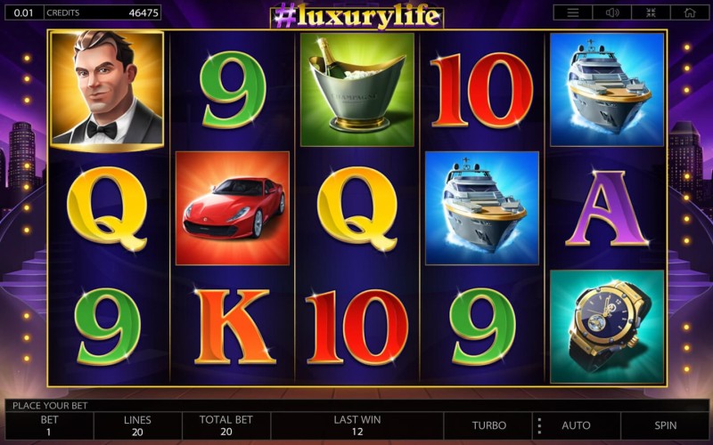 Игровой автомат «#Luxurylife» на зеркале Вулкан Старс