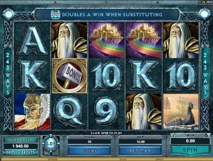Боги и герои викингов в игровом автомате «Thunderstruck 2» от казино Вулкан